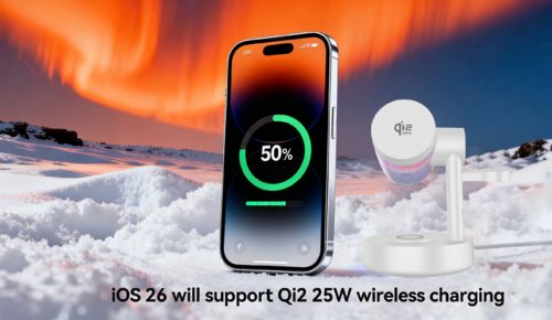 최신 회사 블로그 iOS 26 supports Qi2 25W wireless charging.