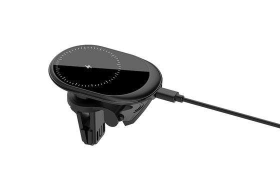 좋은 가격 블랙 미니 15W 빠른 자기 충전자 자동차 무선 충전기 온라인으로