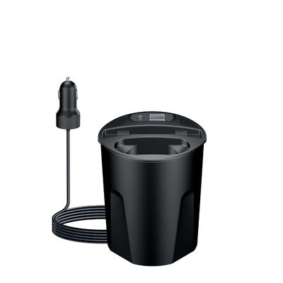 좋은 가격 15W 빠른 충전 무선 충전 컵 자동차 충전기 자동차용 검은색 온라인으로
