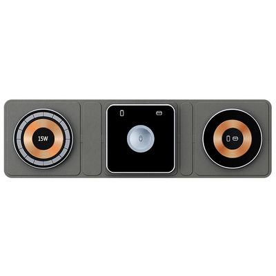 좋은 가격 폴더블 무선 충전 3 폴드 5W/7.5W/10W/15W 고효율 전력 충전 패드 온라인으로