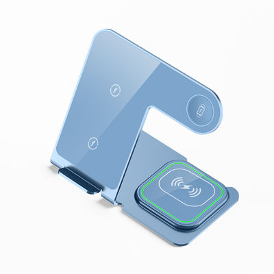 좋은 가격 알루미늄 합금 15W 빠른 충전 3인1 무선 충전기 3 장비를 지원합니다 온라인으로