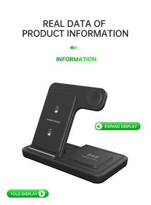 좋은 가격 T288 15w/10w 듀얼 인터페이스 무선 급 충전 스탠드 아이폰 및 삼성 2025 휴대 전화 충전 브래킷 온라인으로