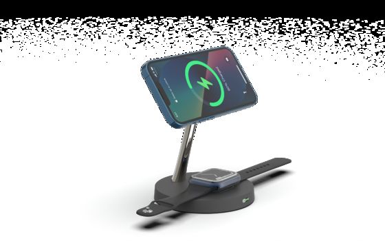 좋은 가격 무선 애플 충전기 T268C OEM/ODM 15W 무선 빠른 충전기 검은 충전기 스탠드 온라인으로