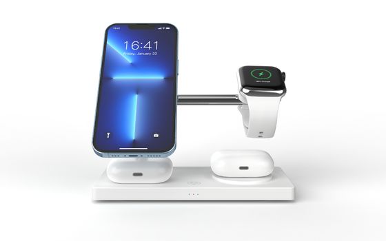 좋은 가격 T218 Apple Wireless Charger For Iphone ABS+Zine Alloy Black Wireless Charger 온라인으로