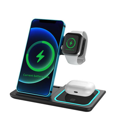 좋은 가격 검은색 10W QI 무선 충전 패드 LED 디스플레이가 없습니다 빠른 충전 온라인으로