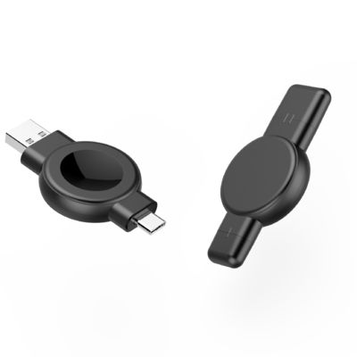 좋은 가격 컴팩트 디자인 무선 삼성 애플 워치 충전기 USB-A 및 USB-C 듀얼 플러그 온라인으로
