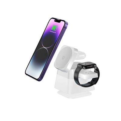 좋은 가격 애플 기기용 무선 충전소 3인1 20W 출력 및 USB-C 입력 포트 온라인으로