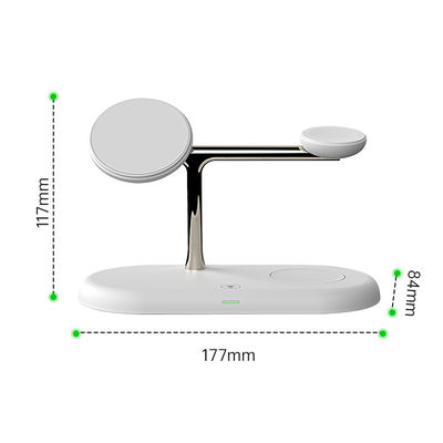ABS 진크 합금 물질 7 In 1 자기 무선 충전기 전송 거리 충전 거리 ≤ 8mm