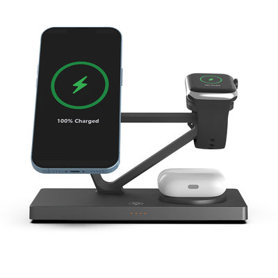 좋은 가격 T216 무선 급 충전기 15W/10W/7.5W /5W 밤 빛 ABS 충전기와 함께 애플 및 삼성 전화 지원 온라인으로