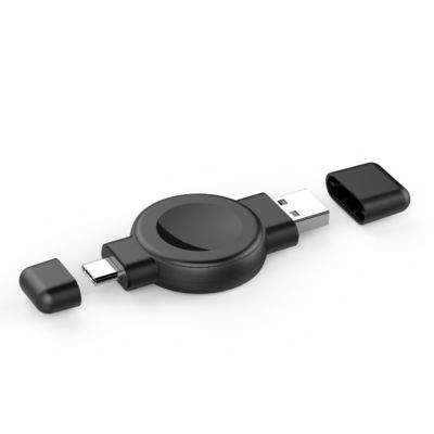X512 삼성 / 애플 워치 무선 충전기 듀얼 인터페이스 USB / TYPE-C ABS + PC 워치의 충전기