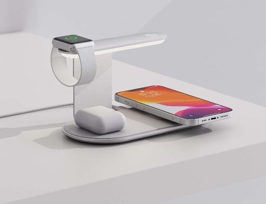 V2206 무선 충전기 및 휴대 전화 브래킷 지원 5W/7.5W/10W/15W 전화 및 귀 전화기 충전