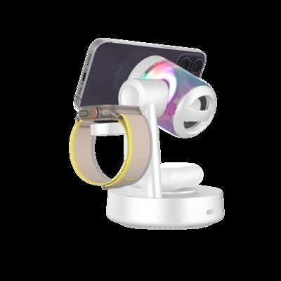 좋은 가격 25W All In One Wireless Charger Compatible with both Apple and Samsung Phone Earbuds Watch 온라인으로