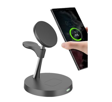 좋은 가격 3-in-1 Magnetic Wireless Charger with 15W Fast Charging Portable Travel Charger Supports iPhone 12/13/14/15/16 and Qi Standard 온라인으로