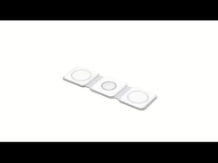 15W Qi 호환 휴대용 과 전압 보호 - 검은색 / 흰색