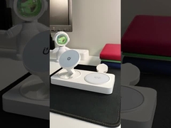 폴딩 3인1 여행 무선 충전기 가벼운 디자인 1w 전화 충전 iwatch 이어폰