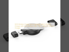 X512 무선 충전 삼성/애플 워치 무선 충전기 듀얼 인터페이스 USB/TYPE-C ABS+PC 워치 충전기
