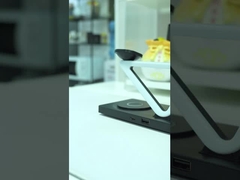 5in1 15W 고속 자성 무선 충전 장치 야간 조명 2W 사용자 정의 로고를 받아 들인다