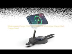 무선 애플 충전기 T268C OEM/ODM 15W 무선 빠른 충전기 검은 충전기 스탠드